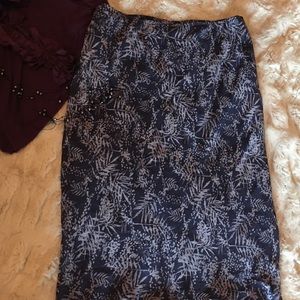 Banana Republic Silk Skirt